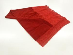 ビロードレース花模様ショール